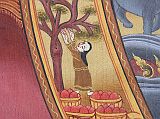 Tibetan Buddhism Wheel Of Life 07 09 Grasping - Woman Picking Fruit